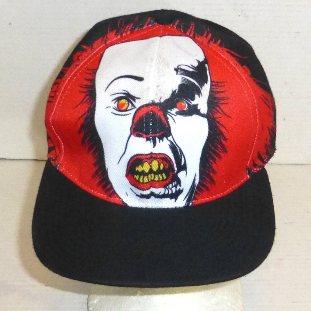 IT The Movie Pennywise Snapback Adjustable Hat HAS STAINS SPOTS PLEASE READ